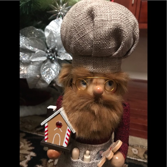 🆕NUTCRACKER Wood 15” - Ginger bread chef - Picture 6 of 8